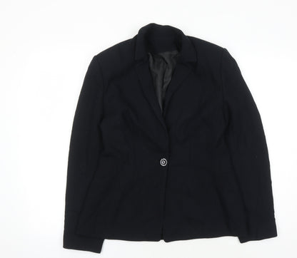 Womens UK Size 12 Richards Regular Black Suit Jacket