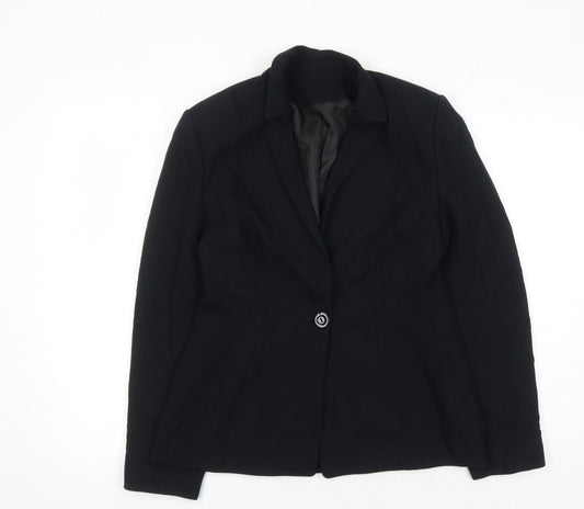 Womens UK Size 12 Richards Regular Black Suit Jacket