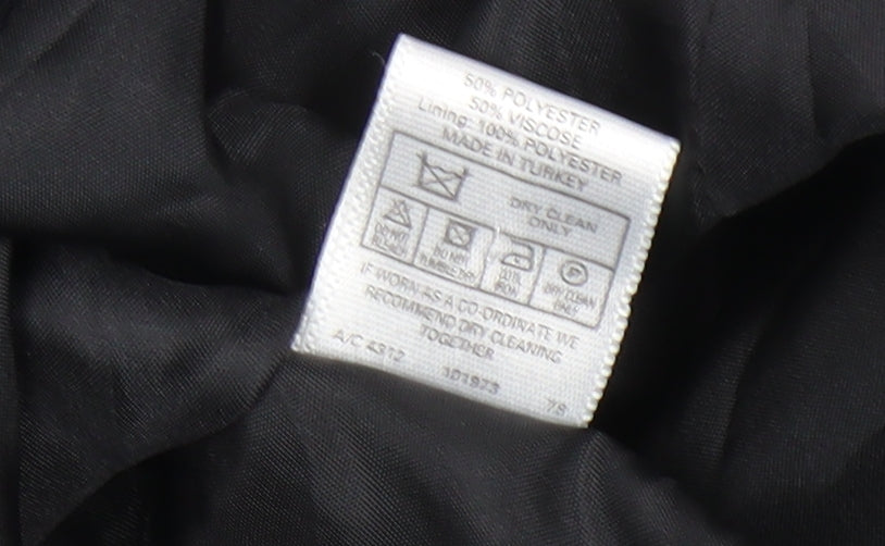 Womens UK Size 12 Richards Regular Black Suit Jacket
