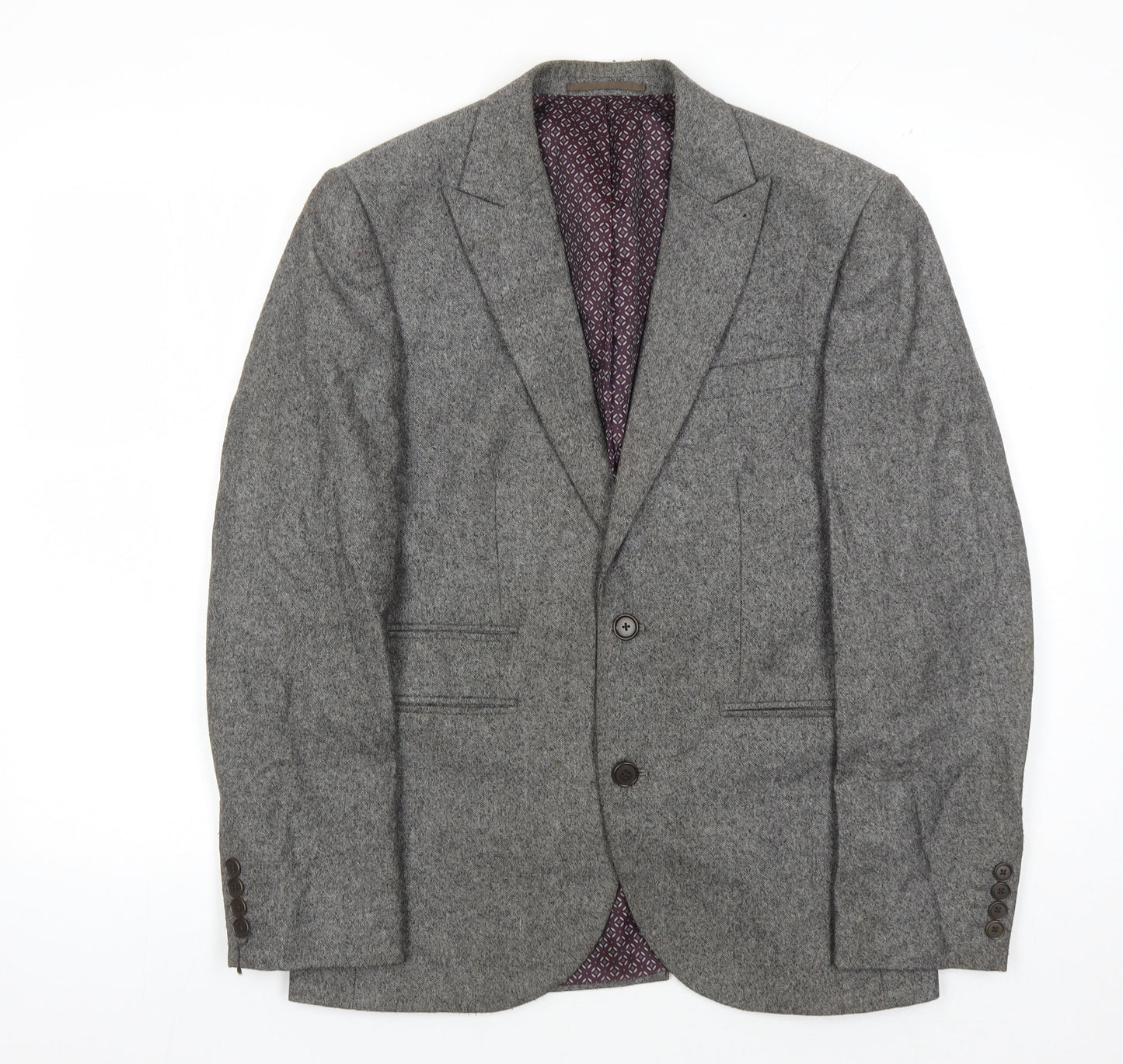 Mens UK Size 38 NEXT Regular Grey Suit Jacket