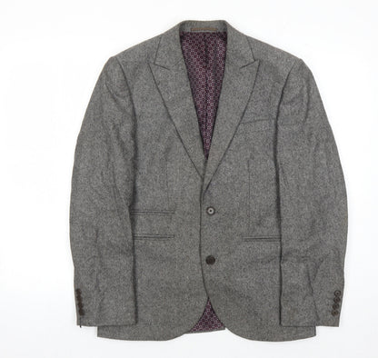 Mens UK Size 38 NEXT Regular Grey Suit Jacket