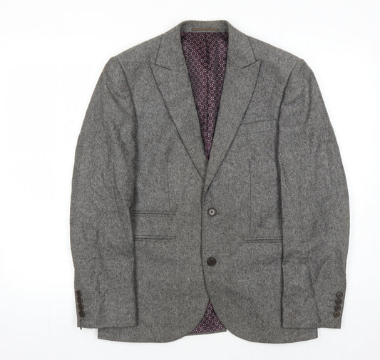 Mens UK Size 38 NEXT Regular Grey Suit Jacket