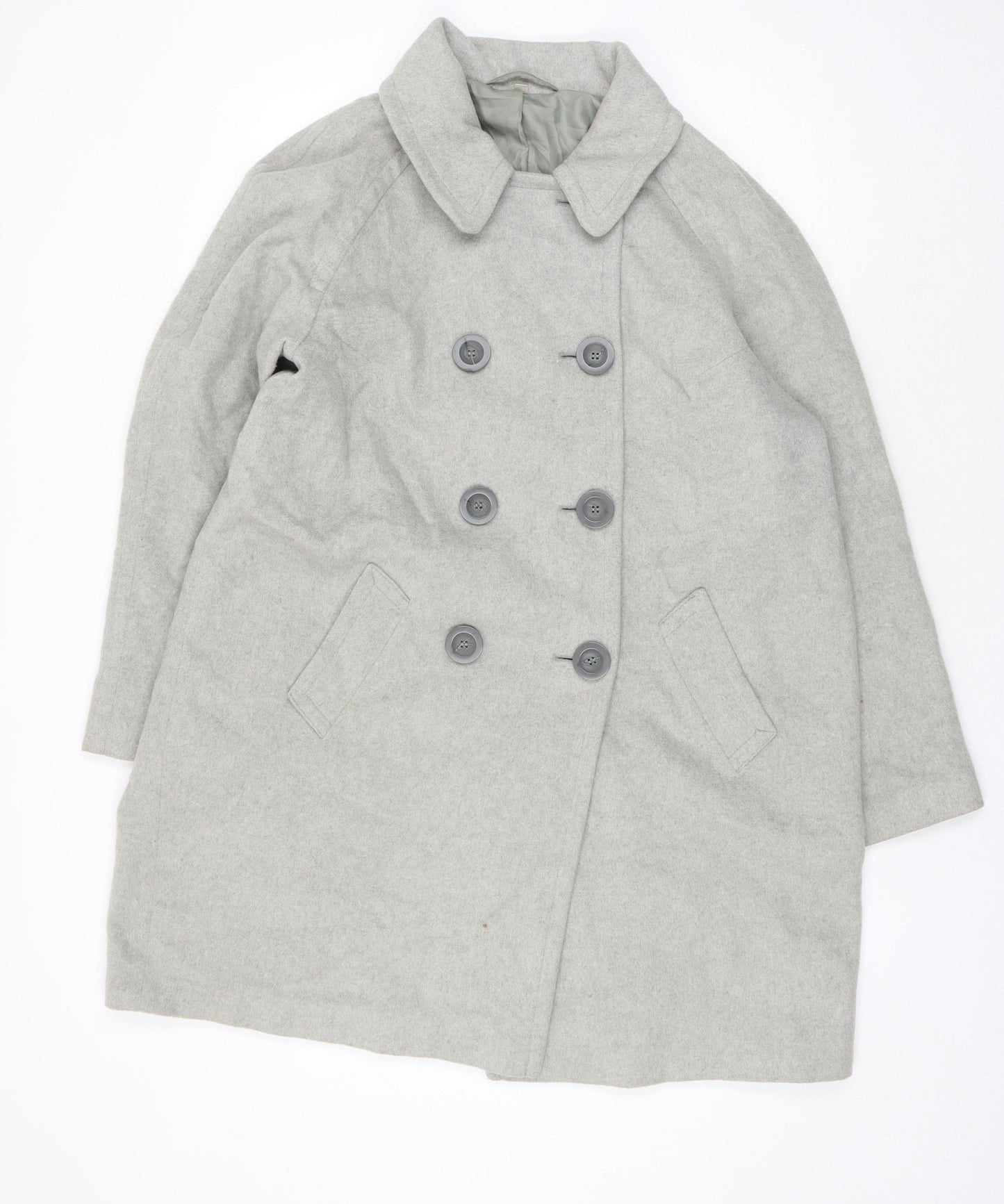 Womens UK Size 16 Cotswold Collections Grey Pea Coat