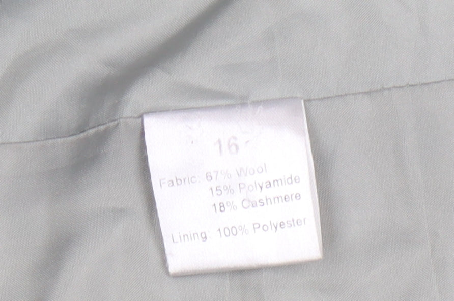 Womens UK Size 16 Cotswold Collections Grey Pea Coat