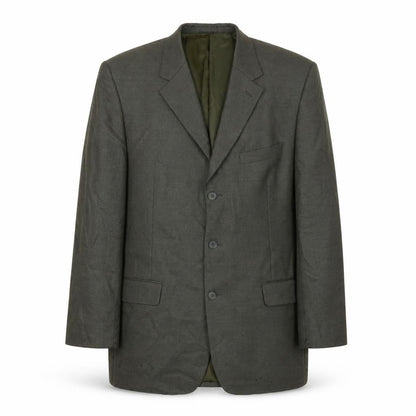 Alfani Men's Grey Blazer Size 44L Wool Cashmere