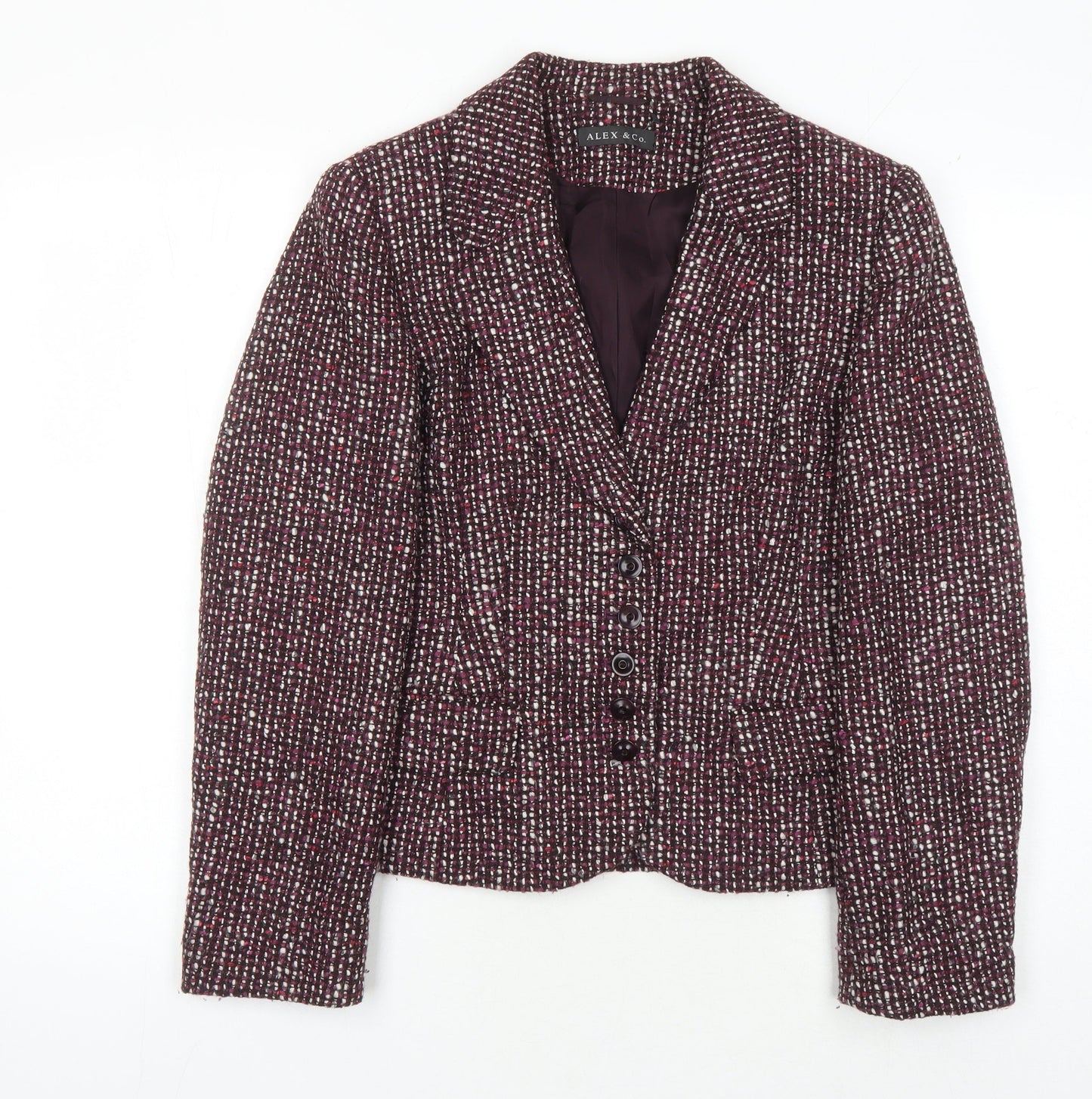 Womens UK Size 12 Alex & Co Regular Multicoloured Blazer
