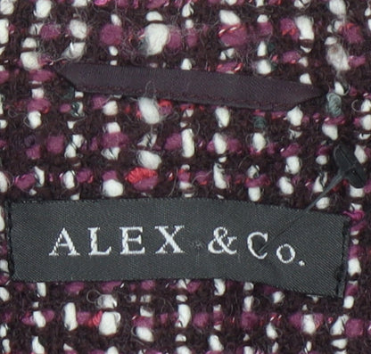 Womens UK Size 12 Alex & Co Regular Multicoloured Blazer