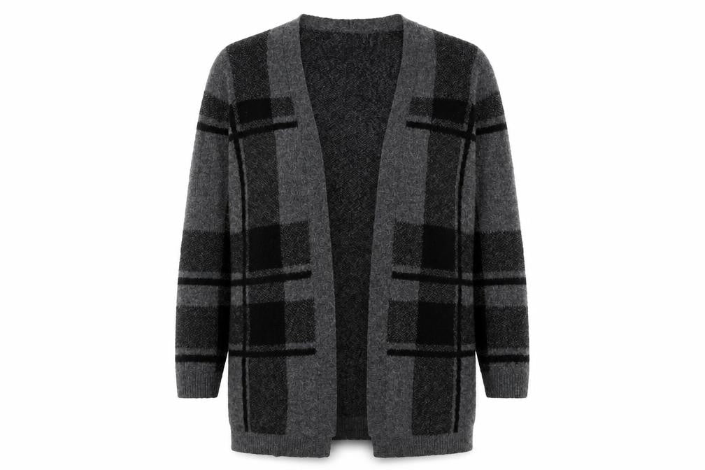 Womens UK Size M Old Navy Grey Cardigan Jumper