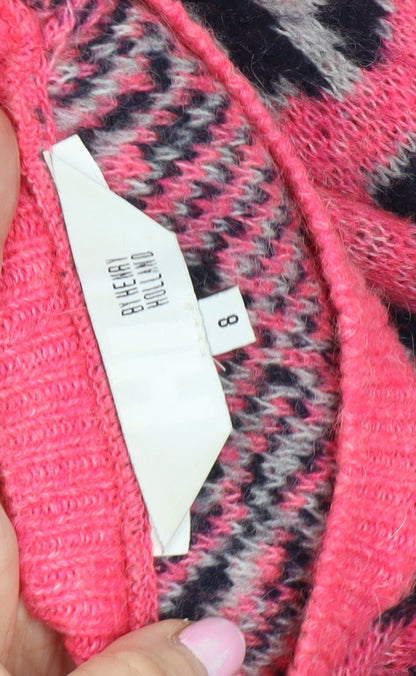 Womens UK Size 8 By Henry Holland Pink Jumper Jumper