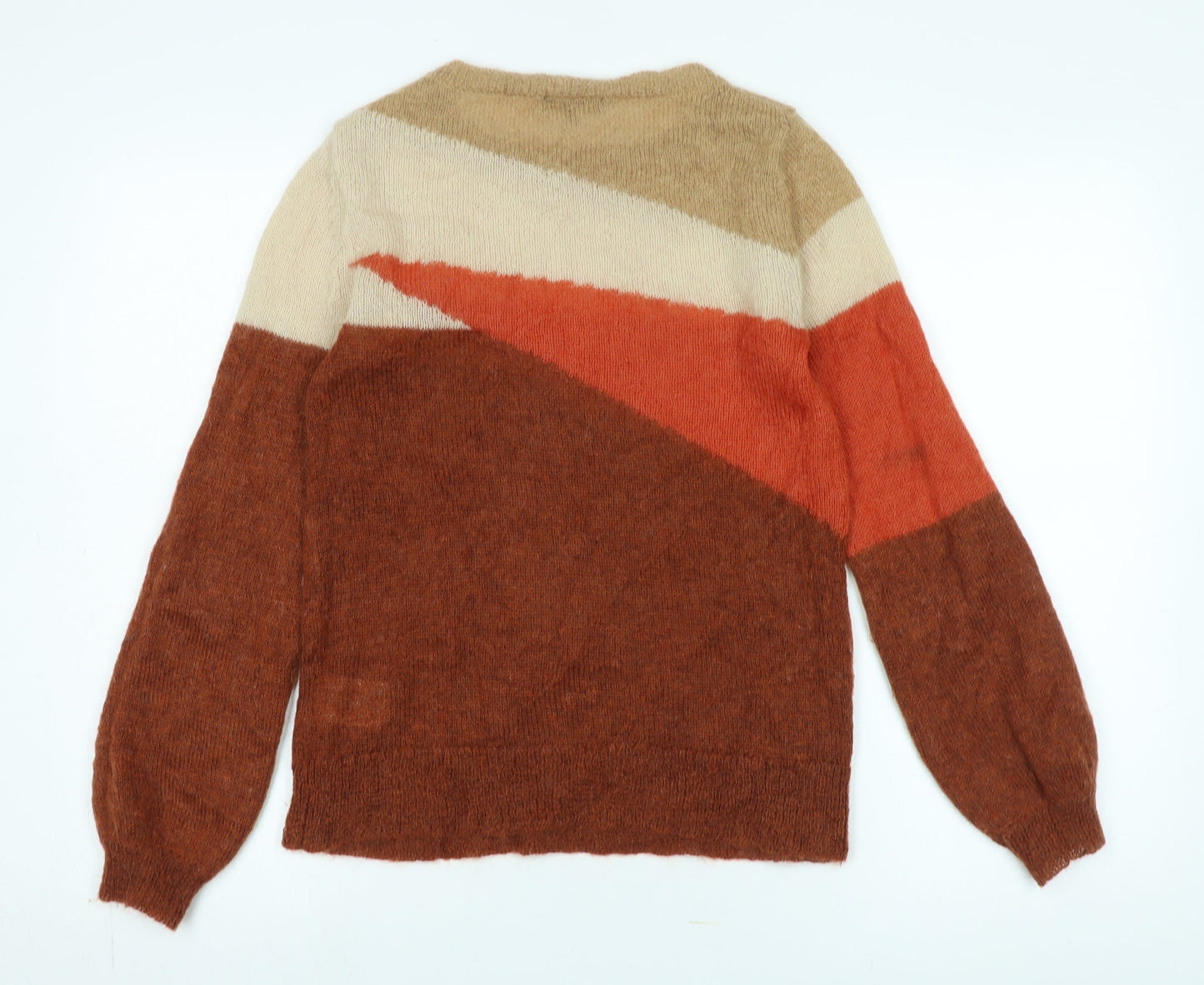 Womens UK Size S Caroll Multicoloured Pullover Jumper
