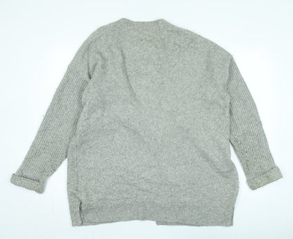 Womens UK Size M Gap Grey Cardigan Jumper