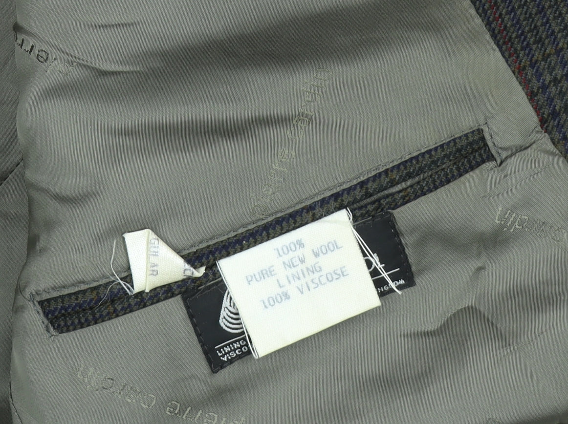 Mens UK Size 40 Pierre Cardin Regular Grey Suit Jacket