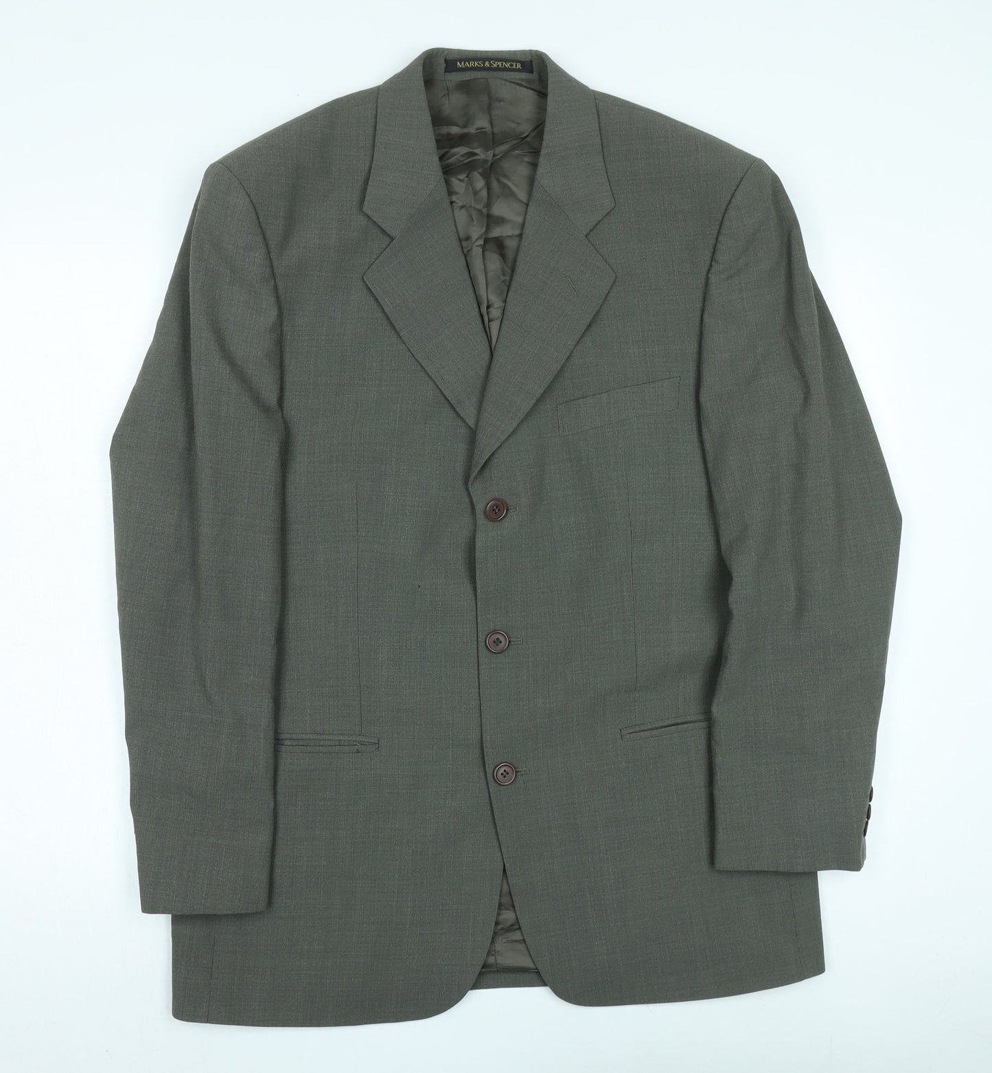 Mens UK Size 40 Marks and Spencer Regular Grey Suit Jacket