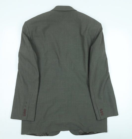 Mens UK Size 40 Marks and Spencer Regular Grey Suit Jacket