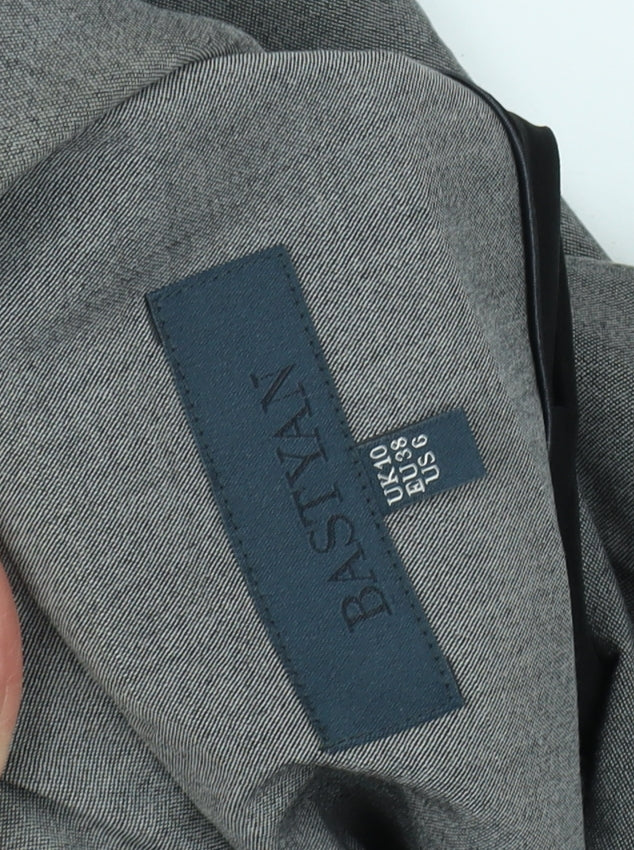 Bastyan Women's Grey Suit Jacket, Size 10, Classic Business Wear