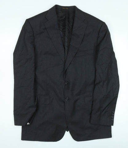 Marks and Spencer Men's Black Wool Blazer 42R Size Classic