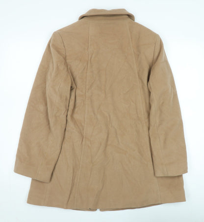 Womens UK Size 12 Eastex Beige Overcoat
