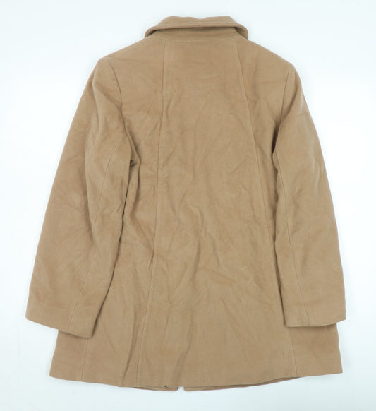 Womens UK Size 12 Eastex Beige Overcoat