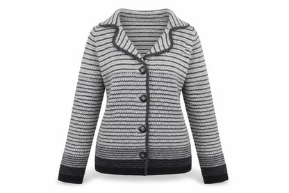 Womens UK Size 10 EAST Grey Cardigan Jumper