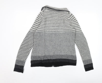 Womens UK Size 10 EAST Grey Cardigan Jumper