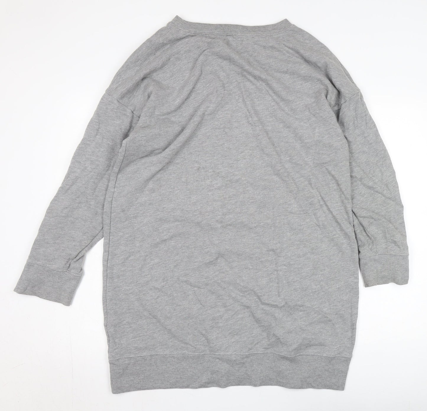 GAP Women's Grey L Pullover Lace-Up Sweatshirt
