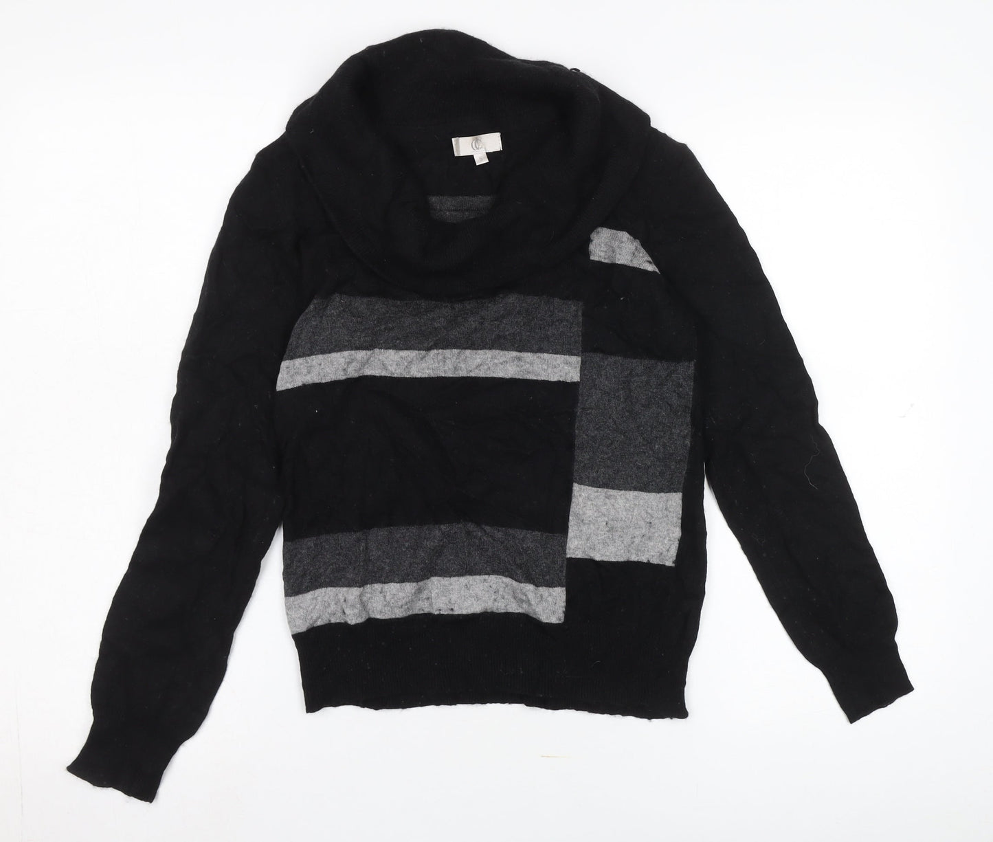 Womens UK Size S CC Black Pullover Jumper