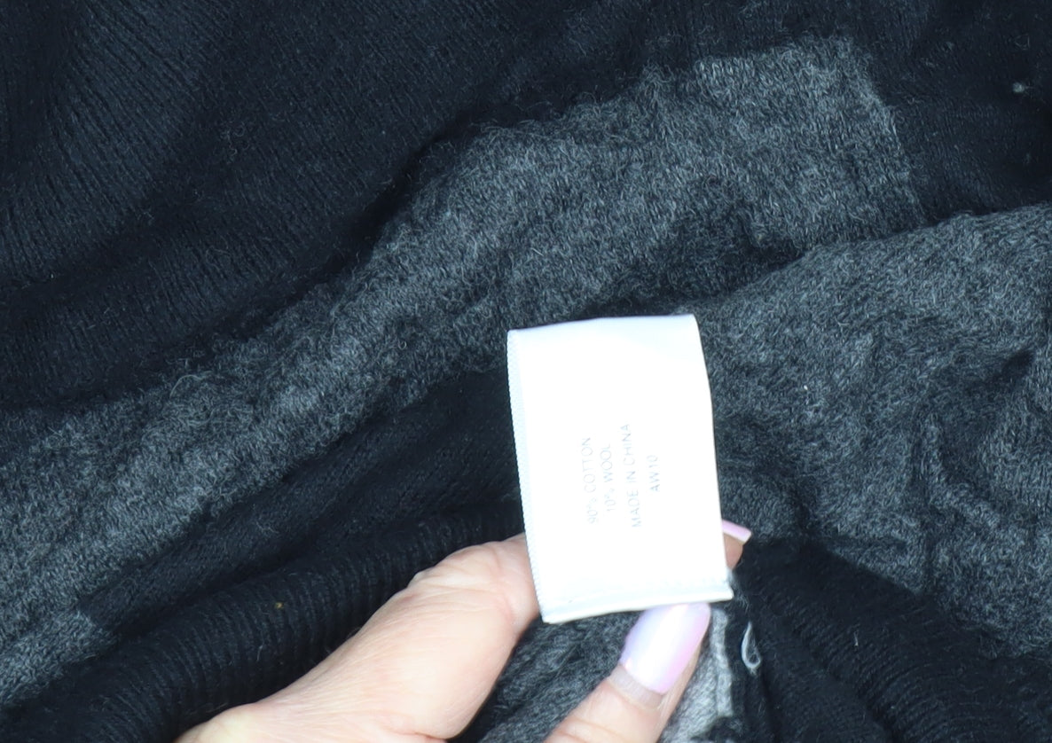 Womens UK Size S CC Black Pullover Jumper