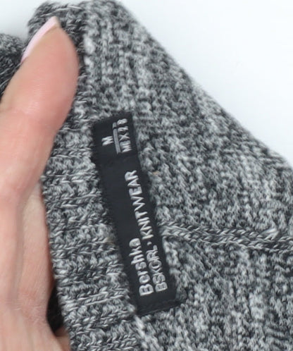 Womens UK Size M Bershka Grey Pullover Jumper