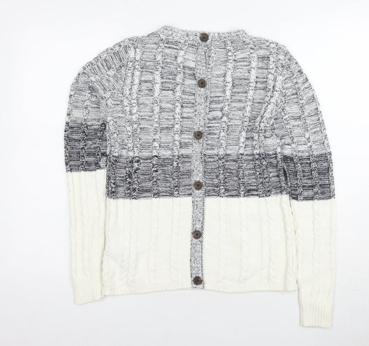 Womens UK Size XS NEXT Grey Cardigan Jumper