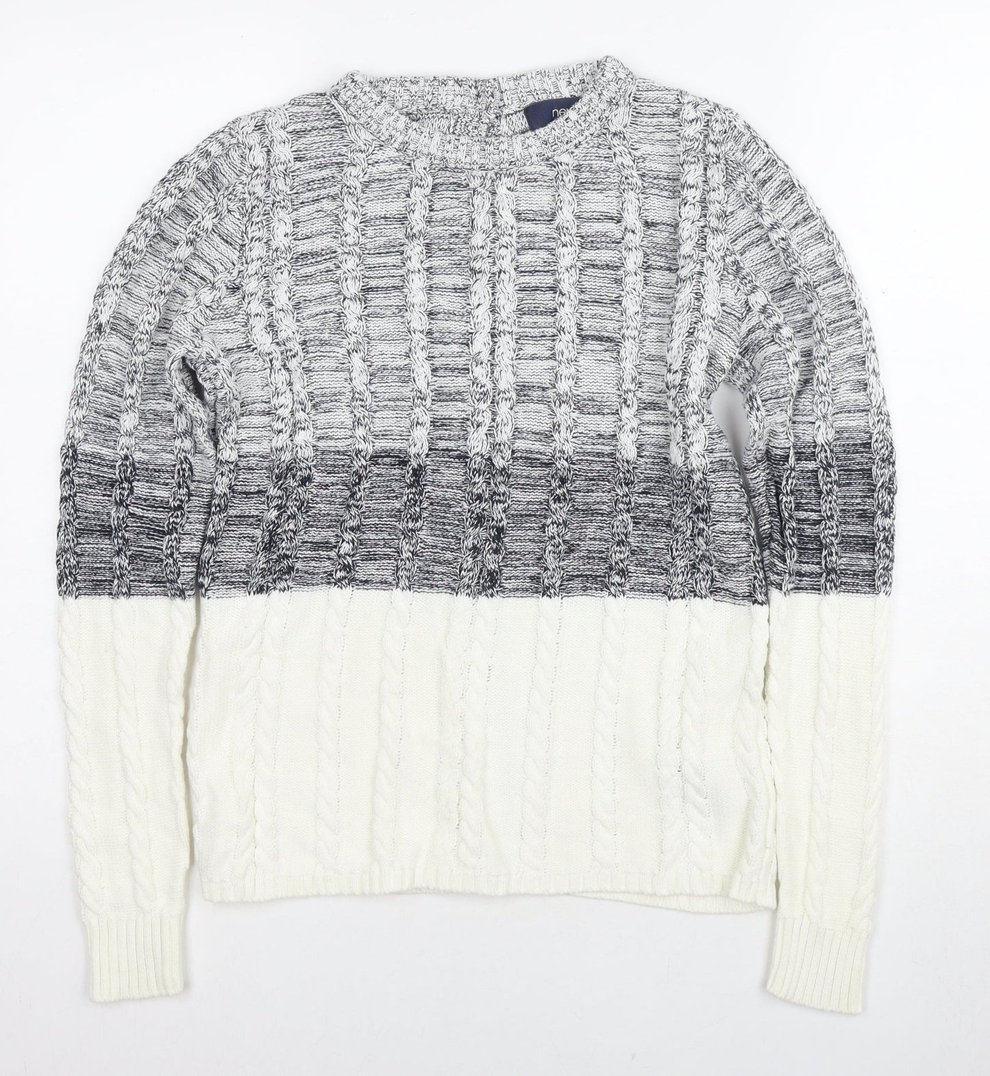 Womens UK Size XS NEXT Grey Cardigan Jumper