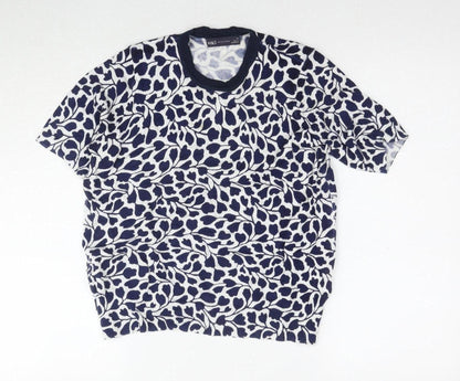 Womens UK Size 12 Marks and Spencer Blue  T-Shirt