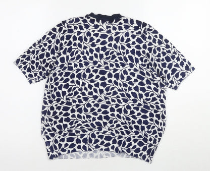 Womens UK Size 12 Marks and Spencer Blue  T-Shirt