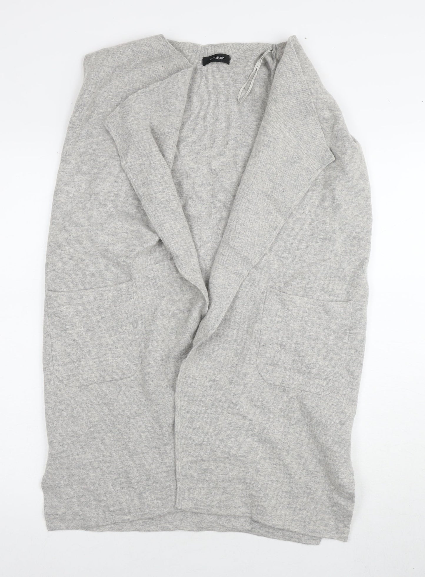 Womens UK Size 8 Marks and Spencer Grey Cardigan Jumper