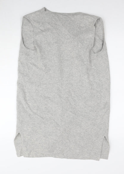 Womens UK Size 8 Marks and Spencer Grey Cardigan Jumper