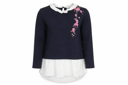 Womens UK Size 14 Marks and Spencer Blue Basic Blouse