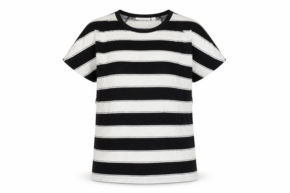 Womens UK Size L Country Road Black Basic T-Shirt