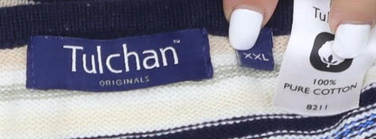 Womens UK Size 2XL Tulchan Multicoloured Cardigan Jumper