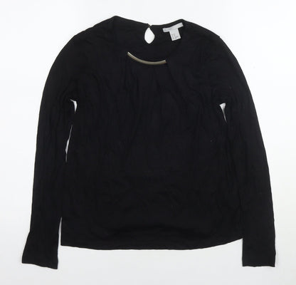 Womens UK Size XS H&M Black  Blouse