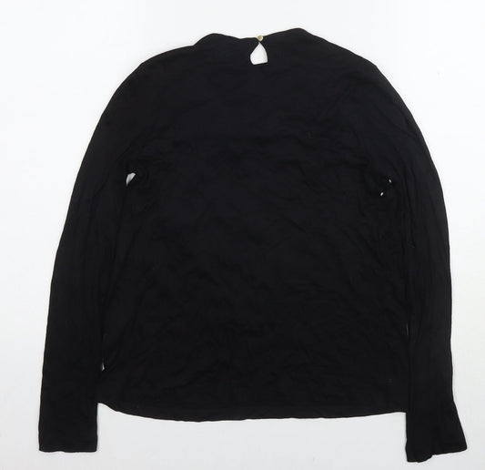 Womens UK Size XS H&M Black  Blouse
