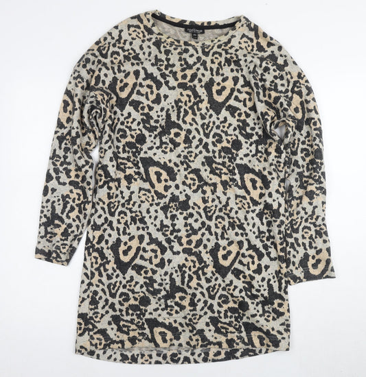 Womens UK Size 8 Topshop Multicoloured Pullover Jumper