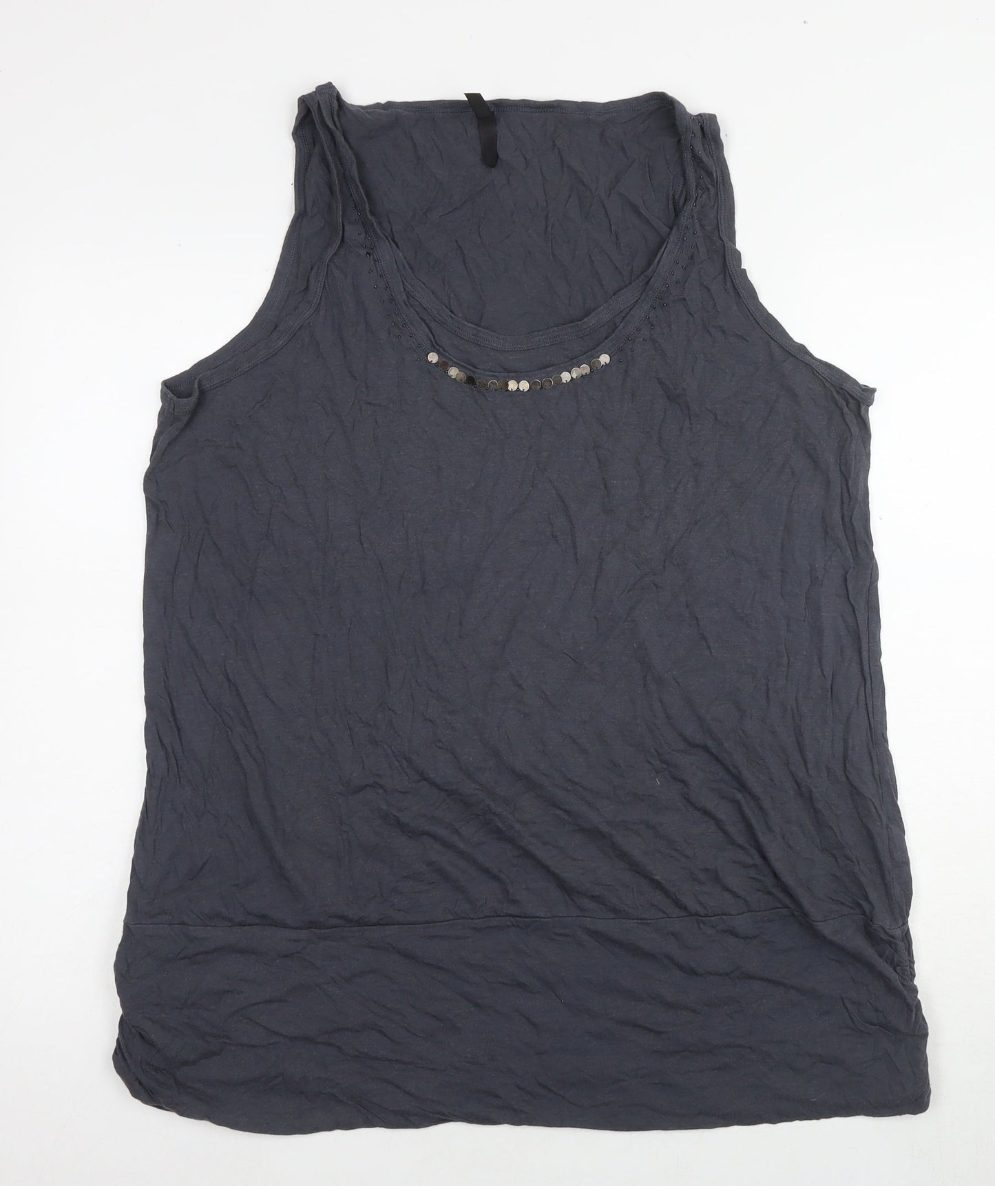 Womens UK Size 24 Marks and Spencer Black Basic Tank