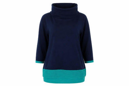 Womens UK Size XL Mitzy Blue Tunic Jumper
