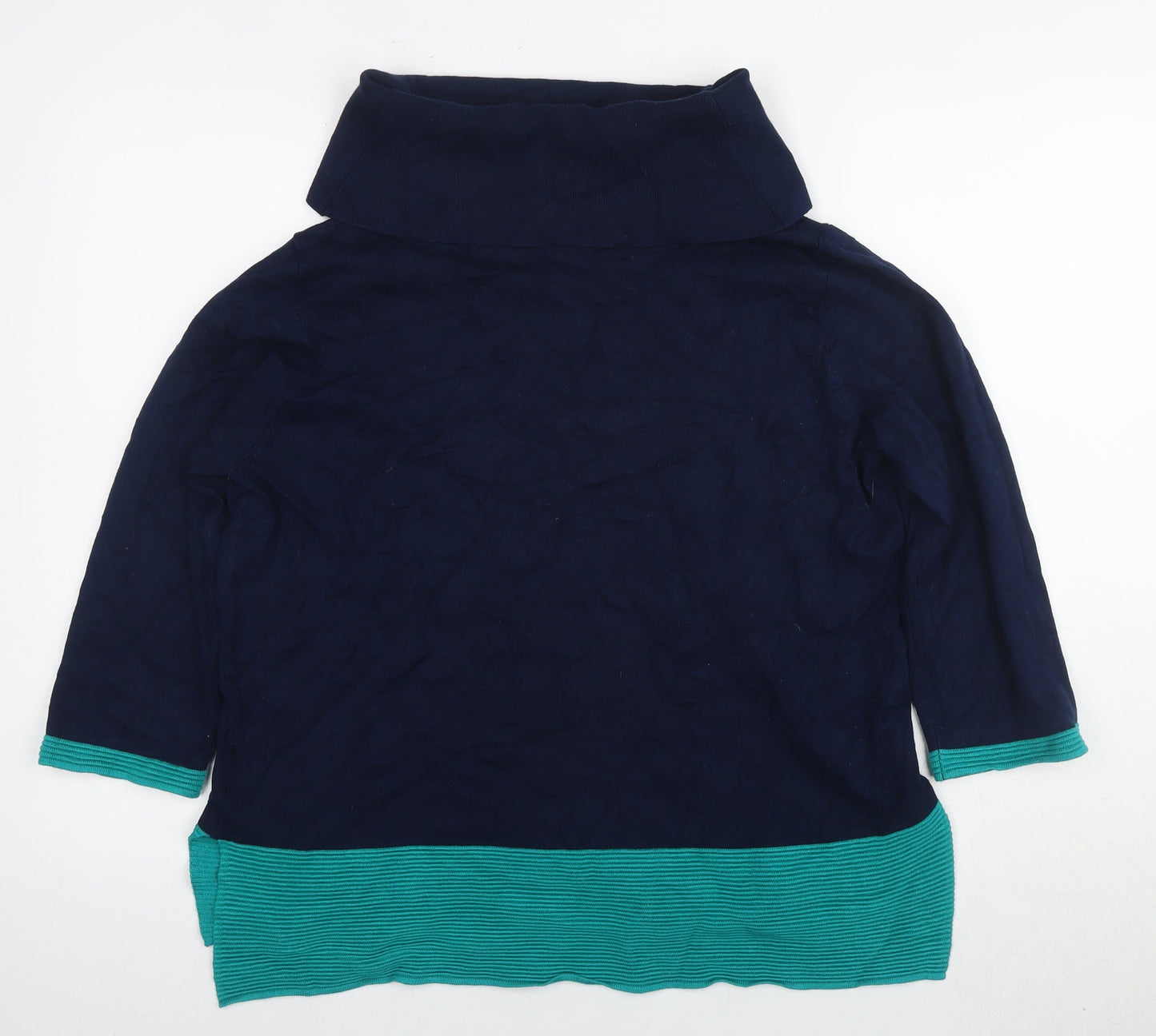 Womens UK Size XL Mitzy Blue Tunic Jumper