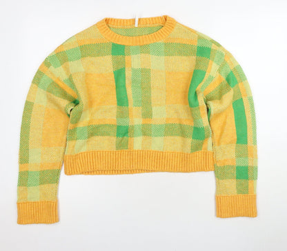 Womens UK Size L Only Multicoloured Pullover Jumper