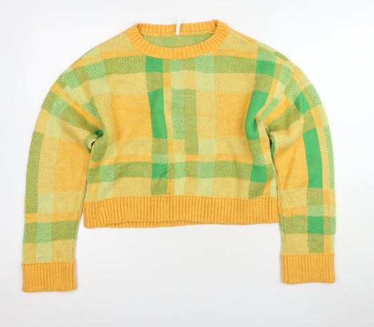 Womens UK Size L Only Multicoloured Pullover Jumper