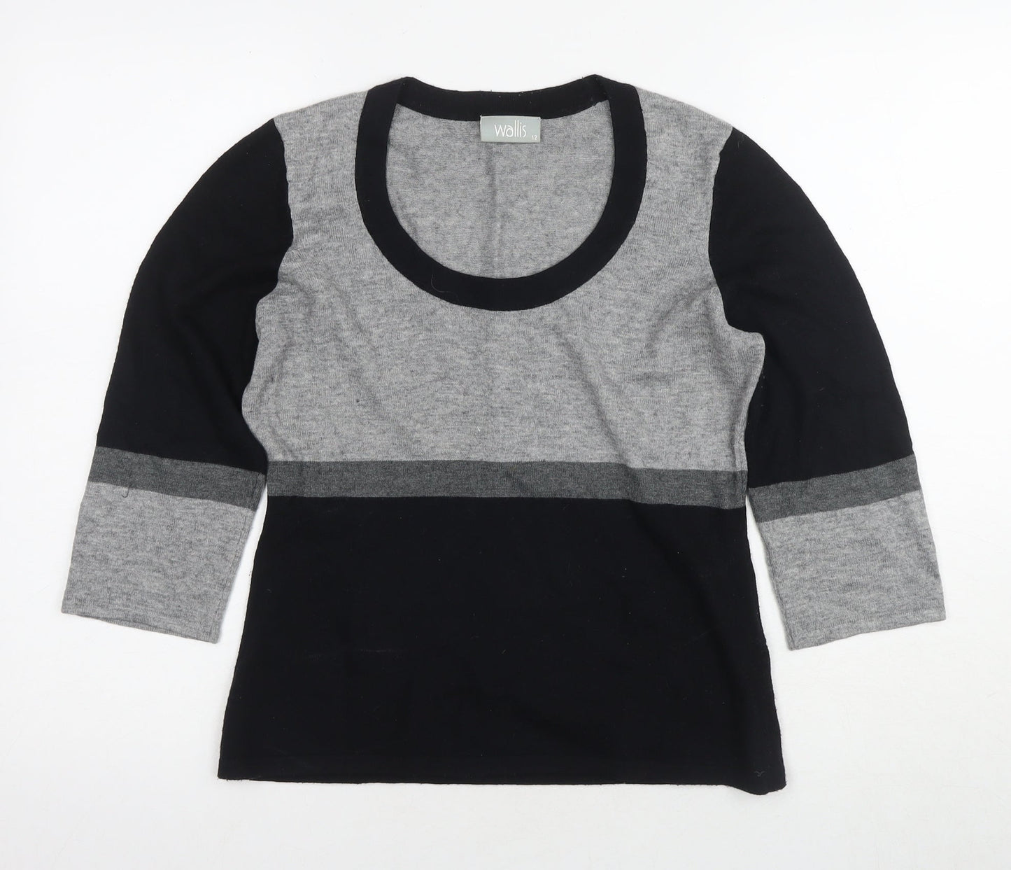 Womens UK Size 12 Wallis Black Pullover Jumper