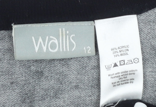 Womens UK Size 12 Wallis Black Pullover Jumper