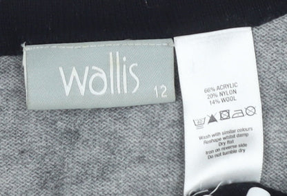 Womens UK Size 12 Wallis Black Pullover Jumper