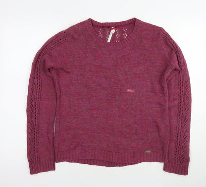Womens UK Size 10 Ness Purple Pullover Jumper