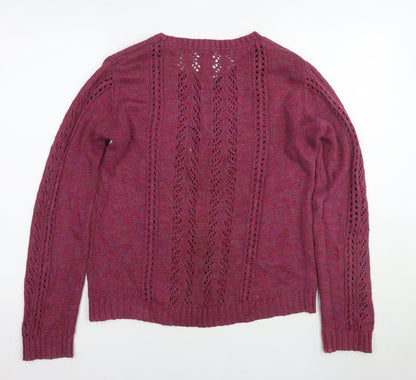 Womens UK Size 10 Ness Purple Pullover Jumper